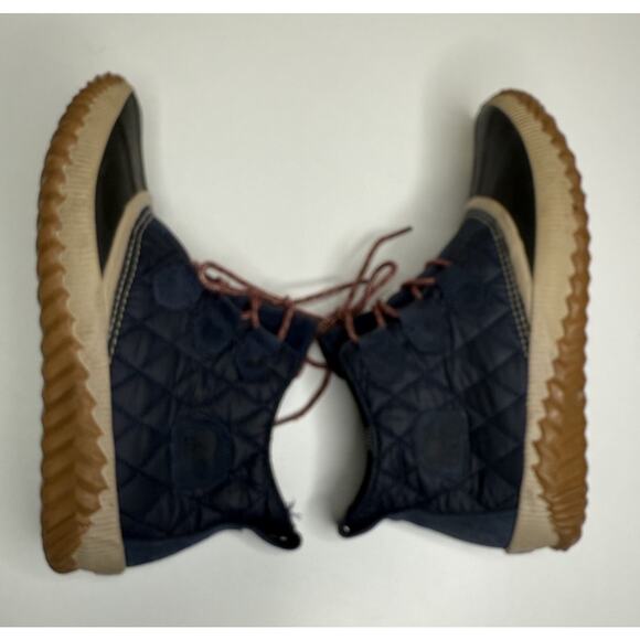 Sorel Out N About Plus Duck Boot Womens 11 Blue Quilted Waterproof Suede Lace Up - Picture 6 of 11